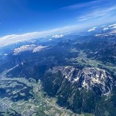 Flugwegposition um 13:00:31: Aufgenommen in der Nähe von Irdning, 8952, Österreich in 5413 Meter